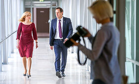 Lietuvos lenkų rinkimų akcijos-Krik&scaron;čioni&scaron;kų &scaron;eimų sąjungos frakcijos spaudos konferencija 2019 02 28
