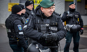 Policijos pajėgos saugojo krep&scaron;inio ramybę