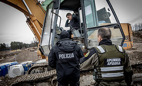 Tarnybos Vilniuje aptiko dar vieną nelegalų sąvartyną