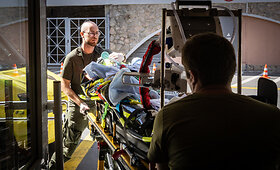 Kaip vyksta medicininė evakuacija Ukrainoje