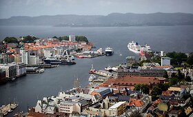 Bergenas &ndash; spalvotų namelių žvejų uostas Norvegijoje