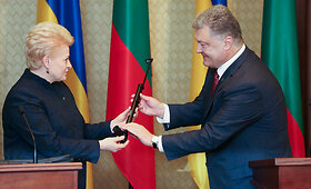 D.Grybauskaitės ir P.Poro&scaron;enko susitikimas Ukrainoje