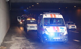 Eismo įvykis Vilniaus Geležinio vilko gatvės tunelyje