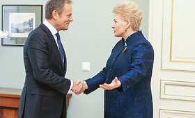 Prezidentė Dalia Grybauskaitė  susitinka su  Donaldu Tusku