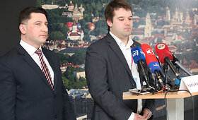 Spaudos konferencija Vilniaus savivaldybėje dėl Kaziuko mugės
