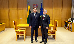 V.Pranckietis susitinka su Stanislavu &Scaron;evčuku