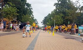 Palangos vasaros parke &ndash; Lietuvos moterų futbolo čempionių i&scaron;&scaron;ūkis poilsiautojams