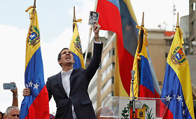 Venesuelos prezidentu pasiskelbęs Juanas Guaido