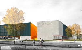 Architektų pasiūlyti Pilaitės mokyklos projektai