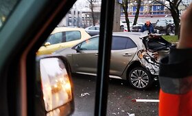 Pirmadienio avarija Savanorių prospekte
