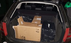 Sulaikytame automobilyje &ndash; kontrabandinių cigarečių siunta