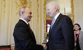 Joe Bideno ir Vladimiro Putino susitikimas Ženevoje