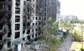 Ukrainiečių ir rusų mū&scaron;is Lysyčanske