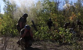 Ukrainos kariai fronte lapkričio mėnesį