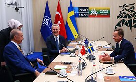 Akimirkos i&scaron; NATO vir&scaron;ūnių susitikimo Vilniuje