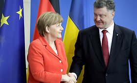Angelos Merkel ir Petro Poro&scaron;enkos susitikimas