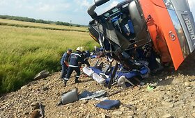 Rusijoje dviejų autobusų avarija