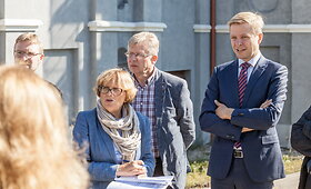 Vilniaus meras apsilankė restauruojamoje &Scaron;v. Stepono bažnyčioje