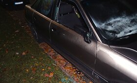 Du girti jaunuoliai Alytuje chuligani&scaron;kai apgadino 11 automobilių