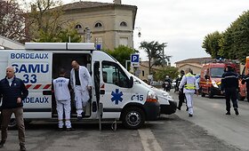 Autobuso ir sunkvežimio avarija Prancūzijoje