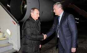 Rusijos prezidentas Putinas apsilankė Kryme