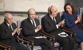 Nobelio premija apdovanotas Tuniso nacionalinio dialogo ketvertas