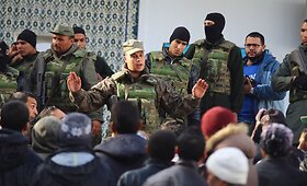 Tunisiečiai protestavo dėl augančio nedarbo ir skurdo