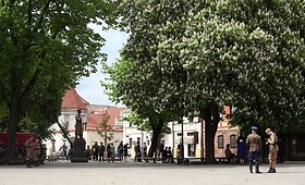 Filmo &bdquo;Tarp pilkų debesų&ldquo; filmavimas Kaune