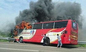 Turistinio autobuso avarija Taivane
