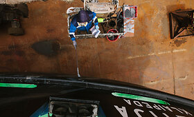 Pirmasis užbaigtas gatvės meno festivalio &bdquo;EDIT Klaipėda Street Art&ldquo; projektas &ndash; keltas Baltija