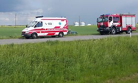 Plytų krovinį gabenusio vairuotojo avarija Klaipėdos rajone