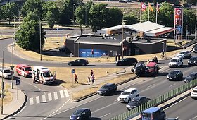 BMW ir &bdquo;Vokswagen&ldquo; avarija Vilniaus  Geležinio Vilko gatvėje