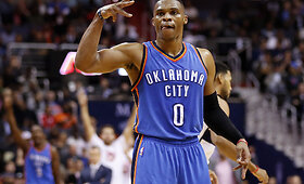 Efektingiausios NBA akimirkos: Russello Westbrooko trigubas dublis ir LeBrono dominavimas