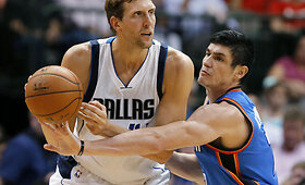Domanto Sabonio akistata su Dirku Nowitzkiu Dalase
