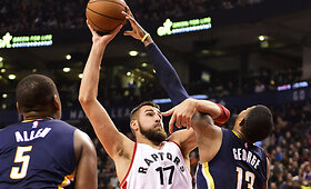 Jonas Valančiūnas karaliavo po &bdquo;Pacers&ldquo; krep&scaron;iu