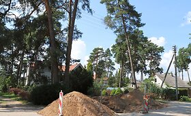 Kulautuvoje tiesiamas vandentiekis