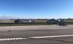 Įvykio vietoje sužalotąją gelbėjusio vyro užfiksuoti vaizdai