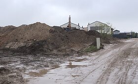 Romaini&scaron;kių gatvė Kaune virto purvynu