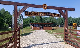 Basų kojų takas &scaron;alia Kadagių slėnio