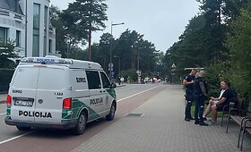 Naktinė pamaina su Palangos policijos pareigūnais