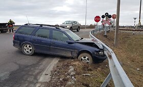 &bdquo;Opel&ldquo; avarija Klaipėdos rajone, &Scaron;ilininkų kaimo