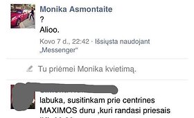 Nepilnamečio plė&scaron;iko susira&scaron;inėjimas su nukentėjusiąja