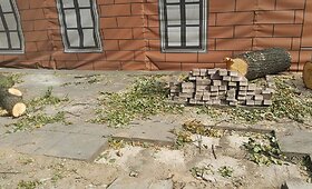 Betvarkė Kauno Bir&scaron;tono gatvėje