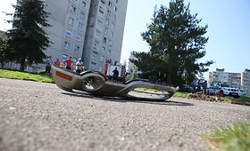 Kaune nuo &scaron;laito nuvažiavo automobilis