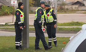 Policijos reidas Kauno Europos pr.
