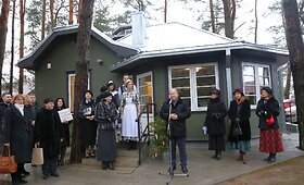 Kačerginėje pristatyta atgimusi prie&scaron;kario vila