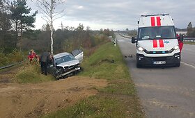 Kelyje Klaipėda&ndash;Palanga vertėsi BMW, prie kurio vairo sėdėjo nė&scaron;čioji