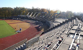 Ekskursija S. Dariaus ir S. Girėno stadiono statybvietėje