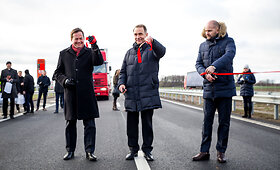 Keturių eismo juostų automagistralės &bdquo;Via Baltica&ldquo; atidarymas