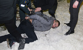 Kauno policijos darbas penktadienio naktį
